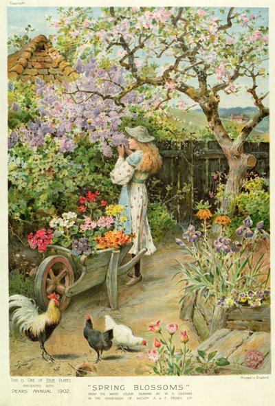 Flores de primavera, del Pears Annual, 1902 de William Stephen Coleman